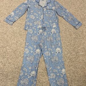 Roller Rabbit X Target Limited Edition Blue Floral Women's Two-Piece Pajama Set